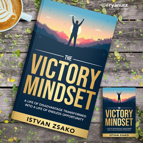 Design a powerful "Victory Mindset" book cover [no boring designers allowed!]-ontwerp door ryanurz