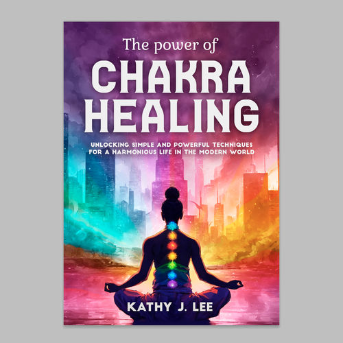 🔥🔥-=  UNIQUE CHAKRA HEALING KDP Ebook Cover =- 🔥🔥 Design by marta_brk