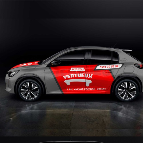 Simple Classy car design for a company that teach people how to drive Design by Bogi_Graphics