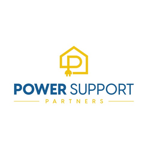 Home Generator Company Logo Design - Power Support Partners Design by Sam JP