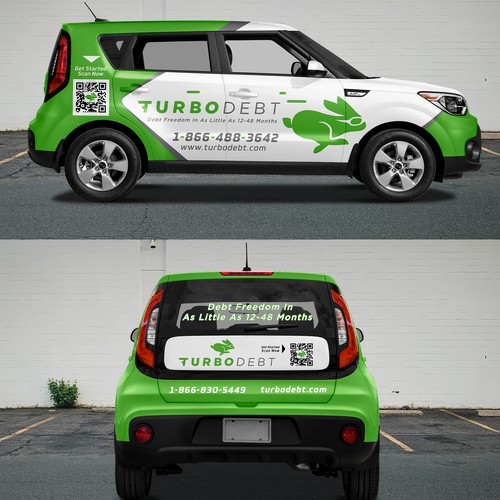 Kia Soul Car Wrap Design for Hot Fintech Startup Design by DuhaCreative