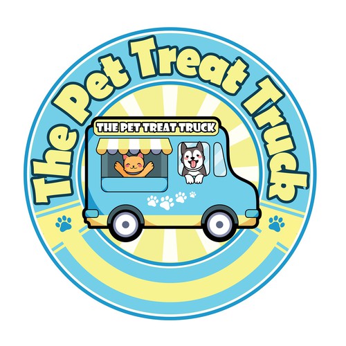 Design a cute/cartoon logo for our dog food truck! Design by yukiaruru