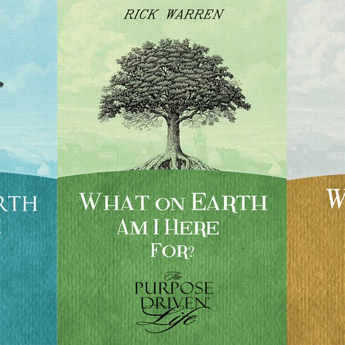 Book cover redesign for "What on Earth Am I Here For? The Purpose Driven Life" by Rick Warren Design by eddyl05