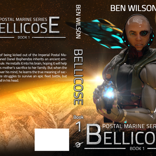 Sci-Fi Novel Cover Design, Start of Series. Design by ROALDIMAGEN