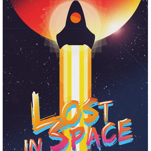 Create your own ‘80s-inspired movie poster! Design by kanamekura