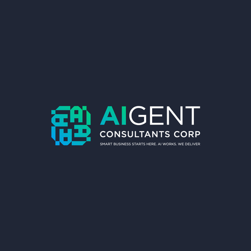 AI Agent Company: Appealing to small to medium sized businesses. Design by Graphaety ™