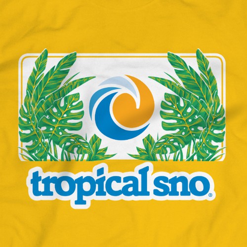 Tropical T-Shirt Design Design by Ibtar