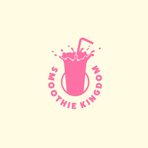 Logo for New Restaurant: Smoothie Kingdom Design by loobo