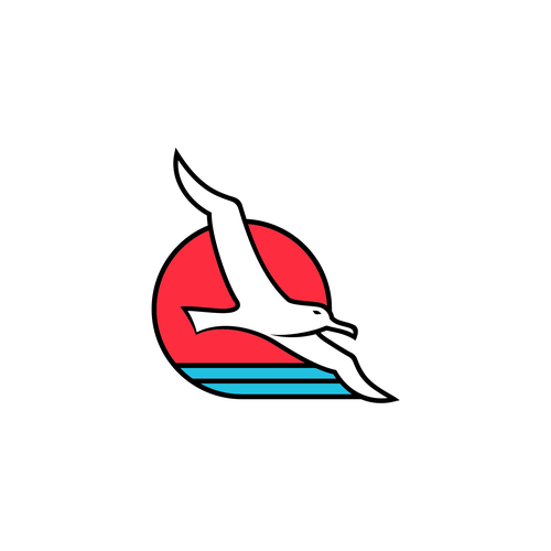 Albatross Logo - We have a sketch, just need to take it to the next level! Design by Ageng Priambodo