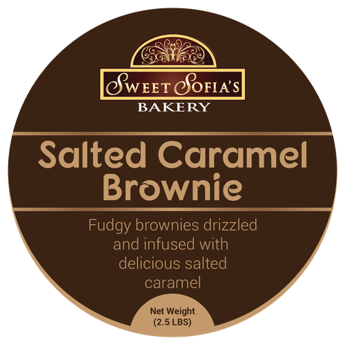 4" Round Brownie Label Product label contest