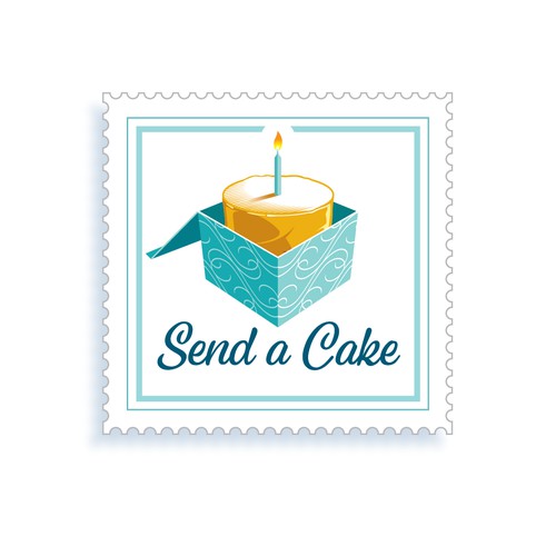 Send A Cake needs a gorgeous fun logo Design by gcsgcs