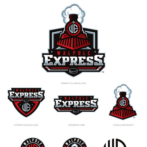 Create A Steam Engine Train Logo For A Hockey Team ロゴ コンペ 99designs