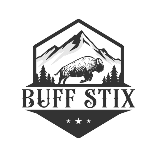 Buff Stix...Lean, Delicious, Buffalo Strong. Design by samsoel