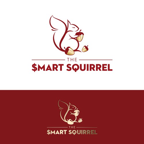 Please create a squirrel hugging a nut with a big soft tail. With many
