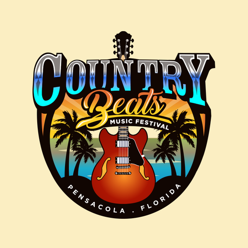 Iconic logo for iconic event for country music festivals in Florida Design by Jacob Gomes