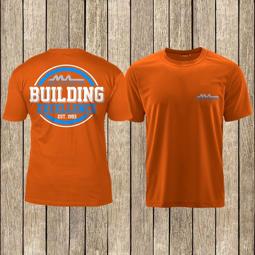T-shirt design for high quality construction company Design by kenzi'22