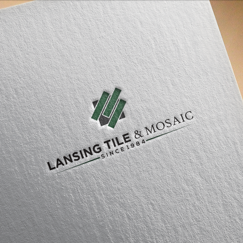 Lansing Tile & Mosaic Logo Update/Refresh for 40th Anniversary Year Design by A29™