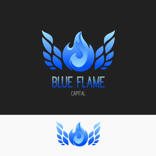 We need a Blue Flame Logo worthy of classic car hood status...but not...really. Design by Mohamd El Hajjaj