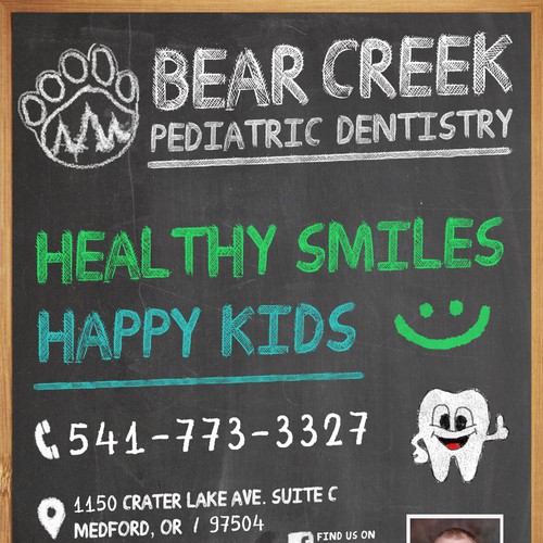 We need a new look to advertise our pediatric dental office Design by Goran051