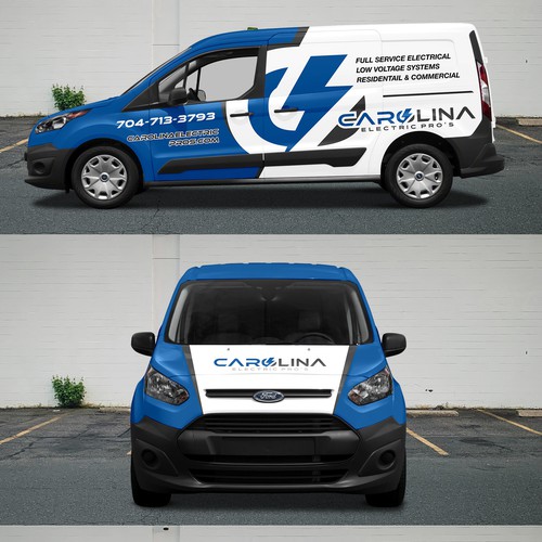 Van Wrap for Electrical Contractor Design by Duha™