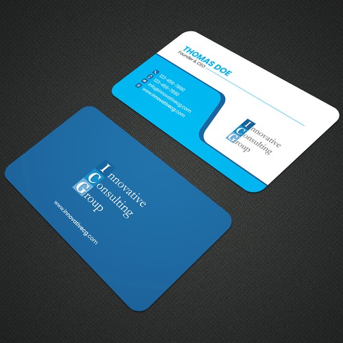 Design di ICG Business Cards di Naim Uddin