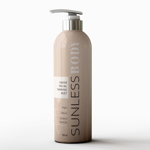 SUNLESS TANNING PRODUCT Design by Lady Goga