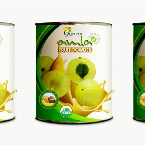 Amla Fruit Powder Label Design by bcra