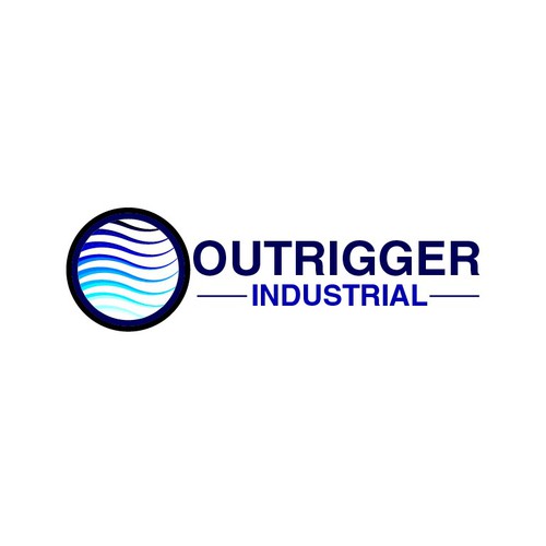 Rugged logo for a new industrial real estate development company called OUTRIGGER. Design by oceandesign