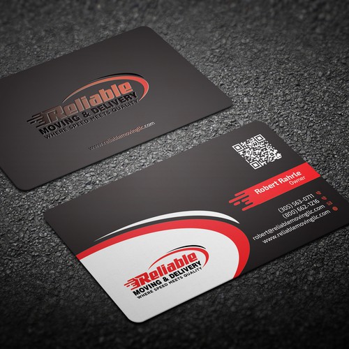 Business Card Design for Moving Company Diseño de OxonoArt