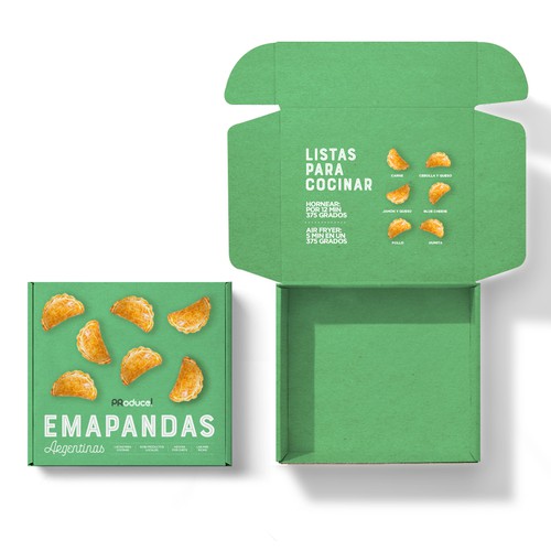 Empanada Box Design by Nubia Design