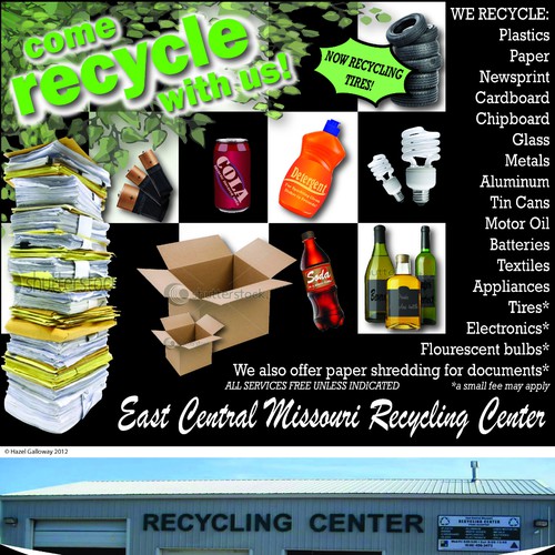 East Central Missouri Recycling Center needs a new postcard or flyer Design by Liriodendron