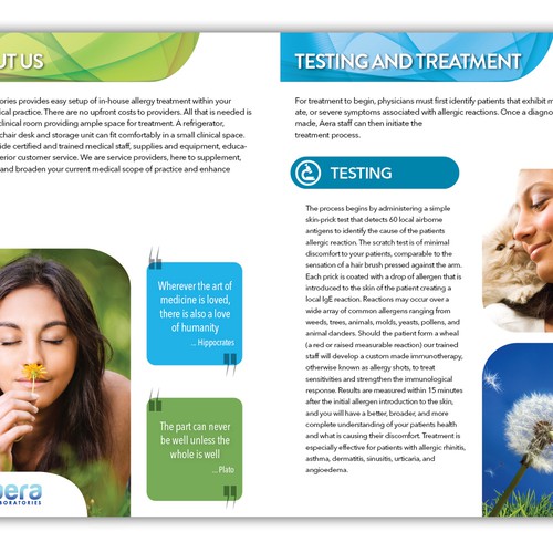 CREATE DESIGN FOR ALLERGY BOOKLET Design by AndrewDigger