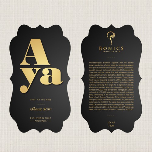 Design di All New Luxury Wine Label di Ko studio