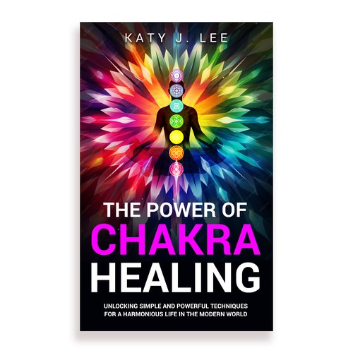 🔥🔥-=  UNIQUE CHAKRA HEALING KDP Ebook Cover =- 🔥🔥 Design by elQue.design
