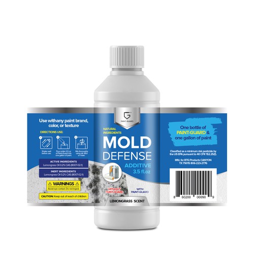 Paint Additive Label Redesigned for Store Shelves Design by creationMB