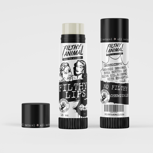 Chapstick label design Design by halesen