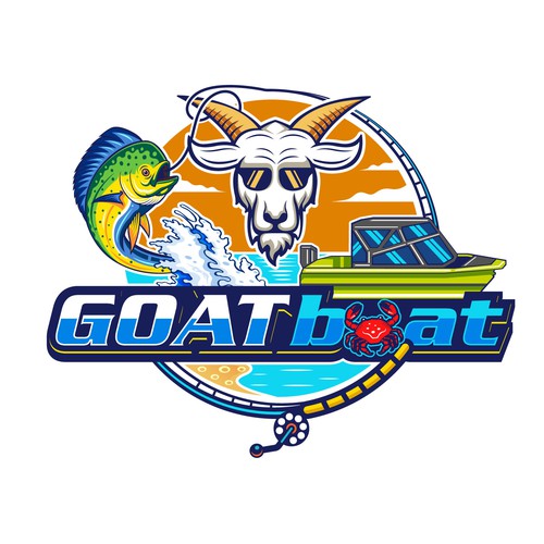"The GOATboat" winning Illustration or graphics