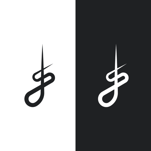 Diseño de JS Monogram Logo de LivRayArt