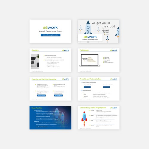 Proposta di design per un contest della categoria Modello PowerPoint realizzata da AllaUl