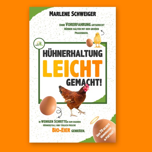 Chicken Farming Book Cover Design by Champdk