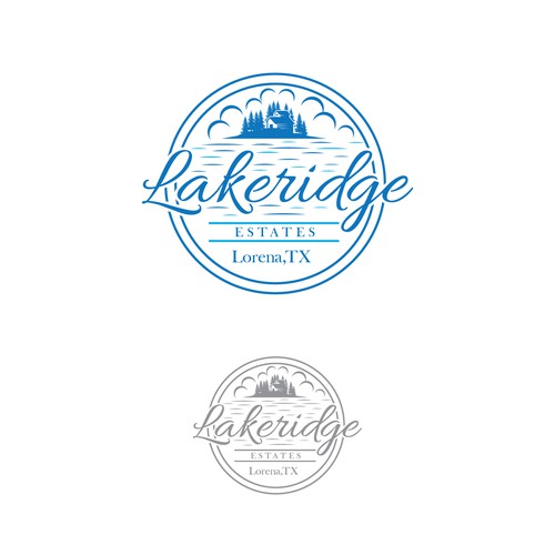 Lakeridge Estates Logo (New Housing Development in Lorena, TX) Design by ✅ LOGO OF GOD ™️