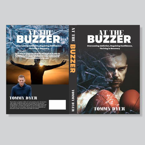 Book cover for inspirational, comeback story out of addiction into recovery! Design by Trovic Designer