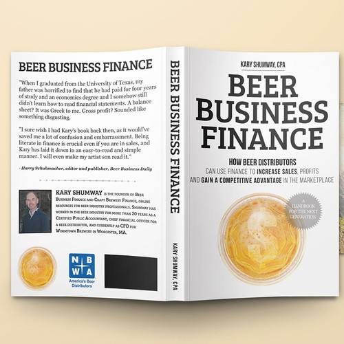 Design an award-winning book cover for the beer business Design by Ciusan