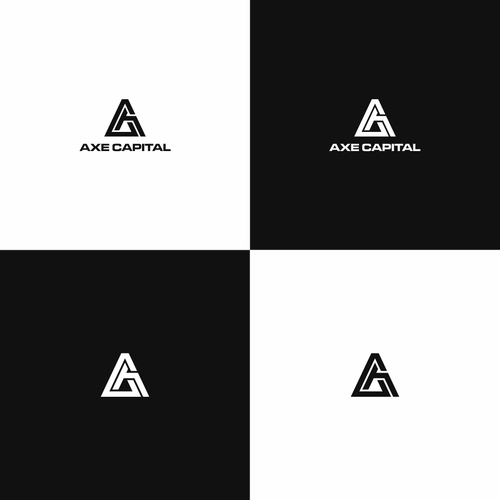 Axe Capital Logo Design by Tukang Sapu
