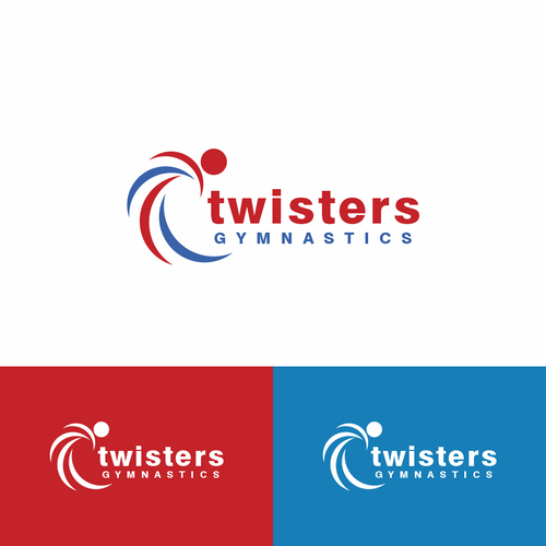 Twister Gymnastics Logo Rebrand - Modern, Exciting, Clean Logo Update for Kids Gymnastics Facility Design by Ok Lis