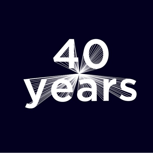 Looking for a modern, expressive 40 years jubilee logo Design by Iztok, Ivana (IZ+IV)