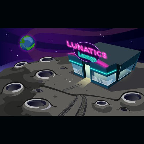 Help create an illustration for Lunatics Lounge! Design by Ogi's design