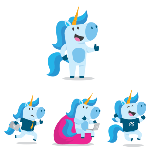 Unicorn.io needs a powerful and memorable mascot Design by leargamar