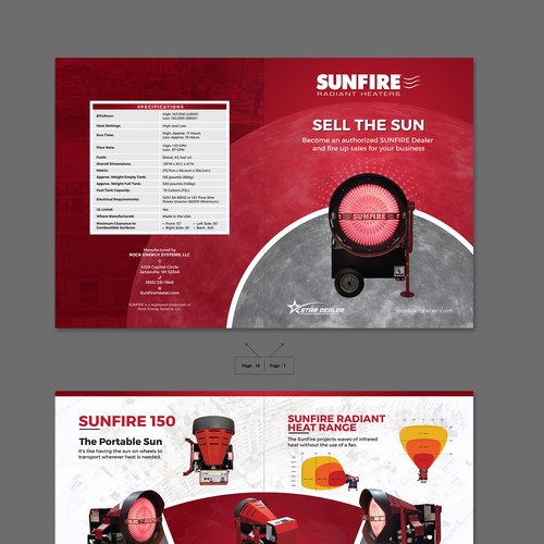 New Radiant Heater Technology needs a cool sales booklet Design by Brand War