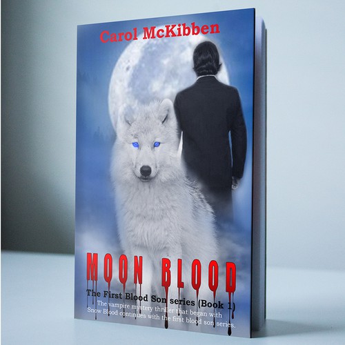 Moon Blood *Fantasy* *Thriller* the first cover for a new series! Design by Blokowsky